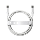 EAN 5715685027628 - PanzerGlass empower™ by ® Racing 60W USB-C to USB-C Cable | USB 2.0 | 1.2M | Silver White cable USB Blanc imagen 4