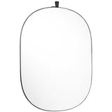 Walimex 20755 Fondo Para Fotografía Algodón, Metal Monocromo Negro, Blanco