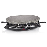 Parrilla Princess Stone 8 Oval & Raclette 162720 1200w Tamaño 43*30cm