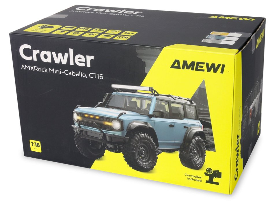 EAN 4262500342721 - Amewi 22720 modelo controlado por radio Camión oruga Motor eléctrico 1:16 imagen 11