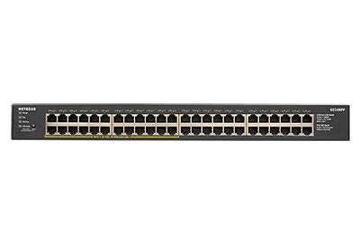 Netgear Gs348pp Switch 48 Puertos Gigabit Ethernet (10/100/1000) Negro Energía Sobre Ethernet (Poe)