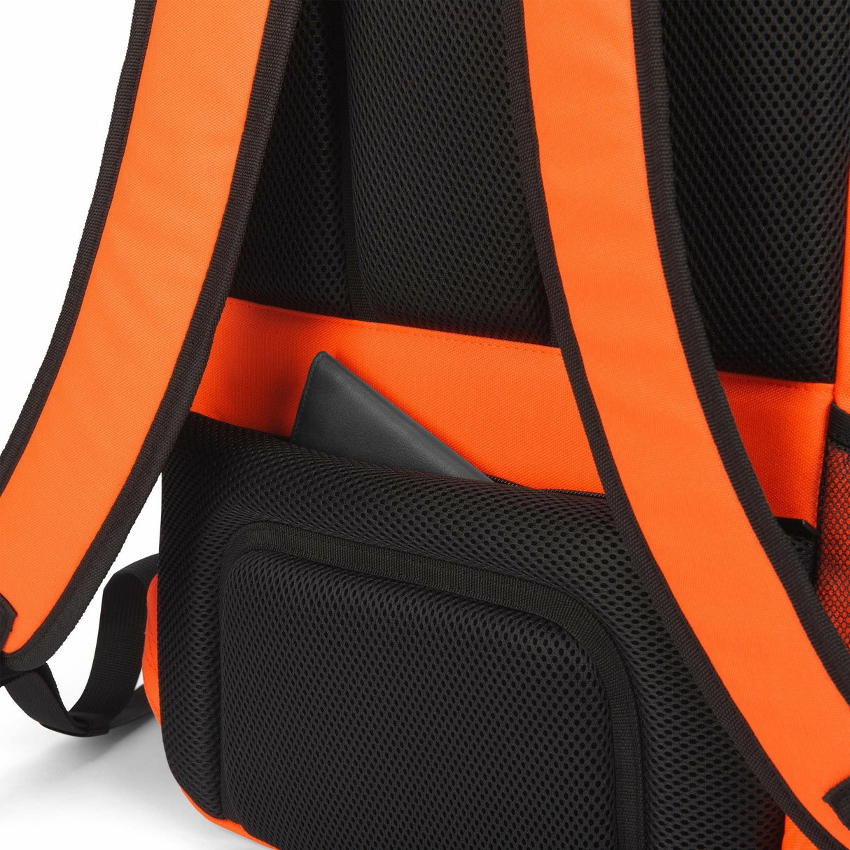 Mochila  Dicota P20471-18 De Senderismo Negro, Gris, Naranja Tereftalato De Polietileno Reciclado (Rpet)