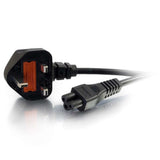 EAN 757120806035 - C2G 80603 cable de transmisión Negro 3 m C5 acoplador BS 1363 imagen 2