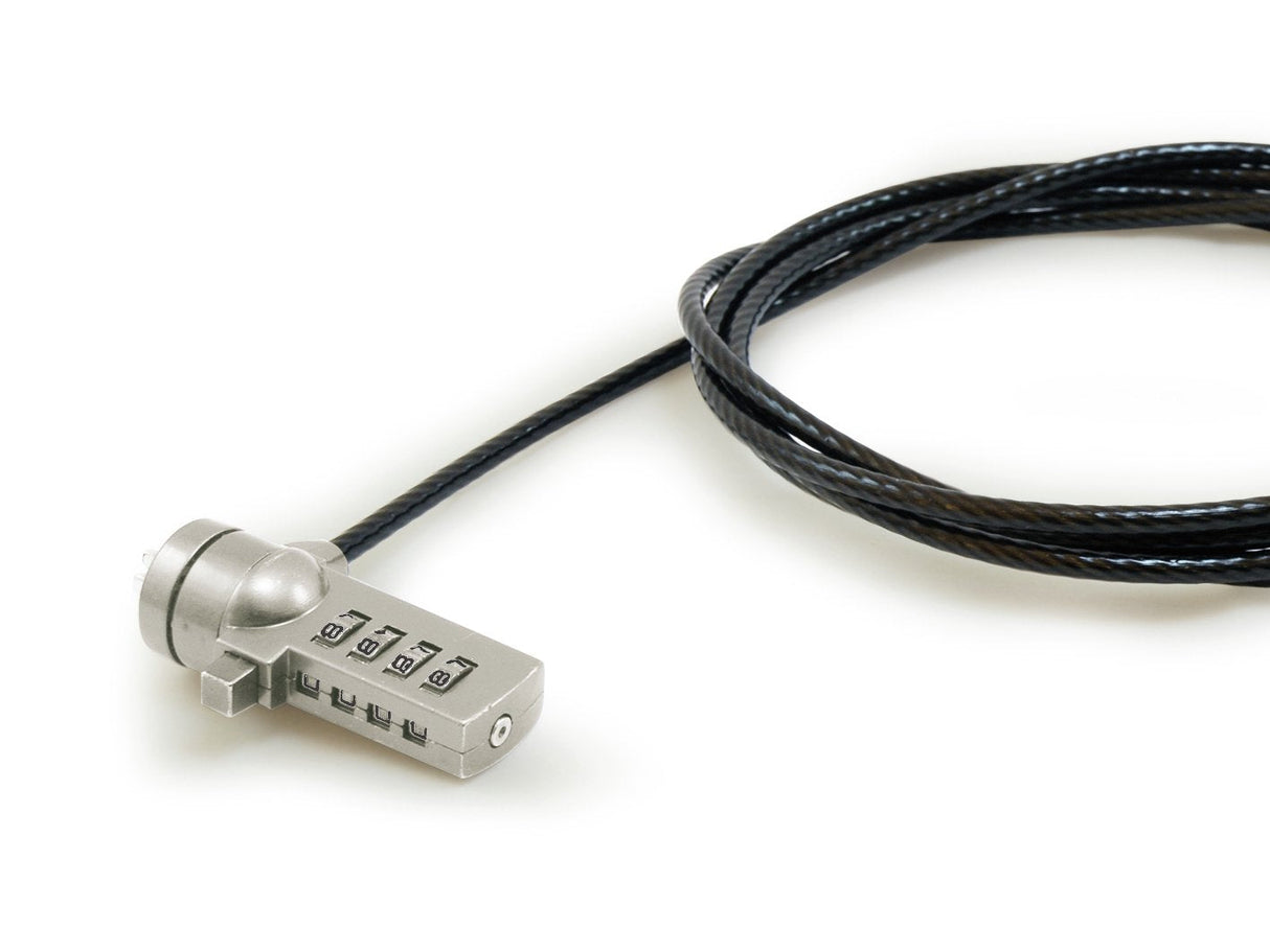 Cable De Seguridad Portatil Equip Life Por Combinacion 1.8m Negro 245400