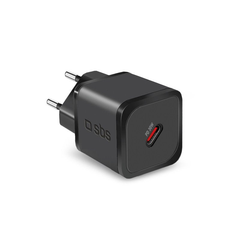 Sbs Tetrgan1c30w Cargador Usb-C Pd 30w Negro Interior