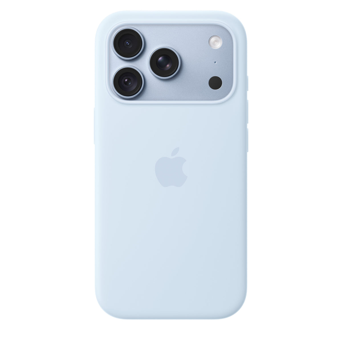 Apple Iphone 18 Pro Silicone Case With Magsafe Crisp Blue