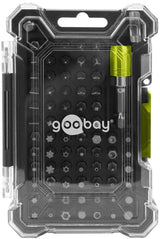 EAN 4040849778438 - Goobay 77843 soporte para puntas de destornillador Acero Cromo-Vanadio (Cr-V) 72 pieza(s) imagen 1