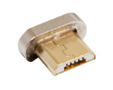 EAN 4040895003133 - RealPower 168184 cambiador de género para cable Magnetic Micro-USB Oro imagen 1