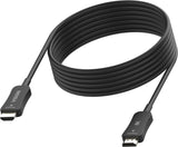 8k A 60 Hz Hdmi Versión 2.1 48 Gbps Doble Blindaje Conectores Chapados En Oro Hdmi (M) A Hdmi (M) Diámetro Exterior 8.7 Mm 26 Awg 15 M Blanco