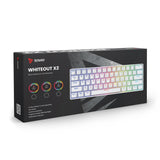 EAN 5901986048749 - Savio WHITEOUT X2 BLUE teclado Universal USB QWERTY Blanco imagen 7