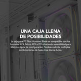 Caja Pc Gaming Semitorre Nox Hummer Blade Blanca