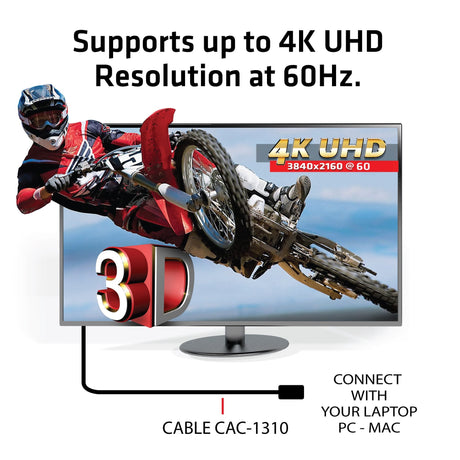 EAN 0841615100569 - CLUB3D HDMI™ 2.0 High Speed Cable 3Meter UHD 4K/60Hz cable HDMI 3 m HDMI tipo A (Estándar) Negro, Plata imagen 8