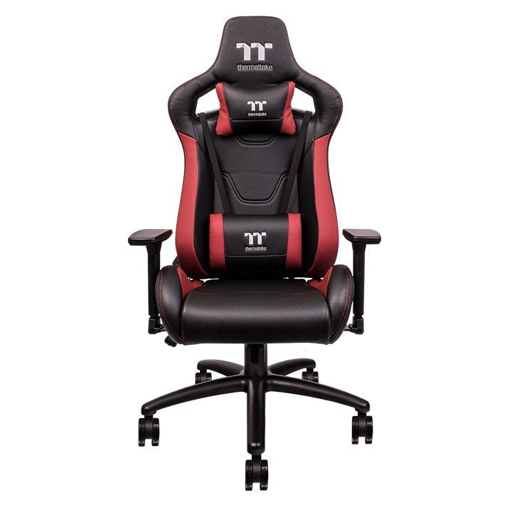 Silla Gaming Thermaltake U Fit Black-Red Incluye Cojines Cervical Y Lumbar Ggc-Uft-Brmwds-01