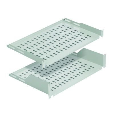 1u 19" D=300mm Rack Mount  Shelf White