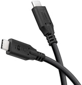Goobay Usb4 Gen 3x2 Cable, Usb-C Stecker > Usb-C Stecker, 40gbit/S (Negro, 2 Meter, Pd, Laden Mit Bis Zu 100 Watt) 74193