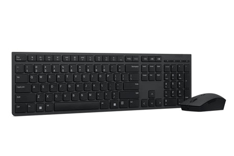 EAN 0195892062448 - Lenovo 4X31K03931 teclado Ratón incluido RF Wireless + Bluetooth Inglés de EE. UU. Negro imagen 5