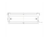 Roline 19-Zoll-Blindplatte Snap-In, 2 He, Schwarz