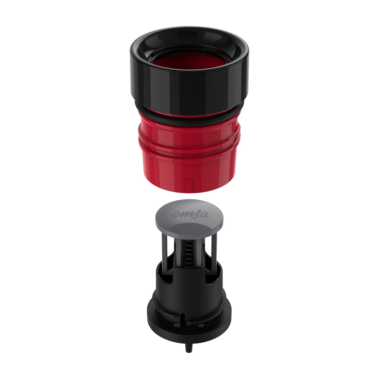 EAN 4009049537573 - EMSA Bludrop Color N31109 Uso diario 700 ml Acero inoxidable Negro imagen 2