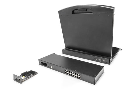 EAN 4016032447641 - Digitus DS-72217 interruptor KVM Montaje en rack Negro imagen 4