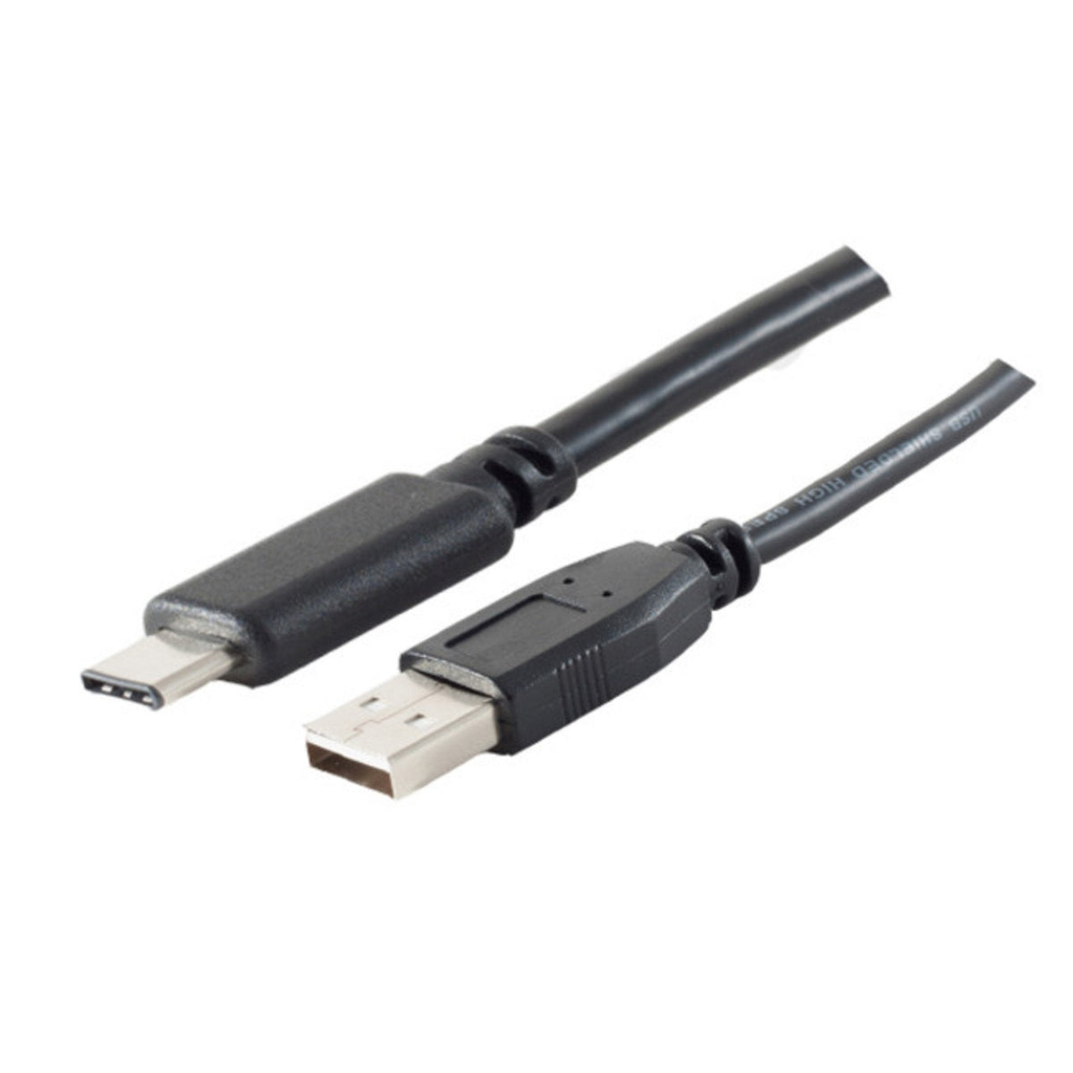 Usb A > C 2.0 (St-St) 1m Cable Adaptador Negro