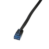 Logilink - Flat Patchcord Cat5e U-Utp 7,5m Black