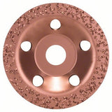 Cabezal Abrasivo De Metal Duro Bosch Professional, Ø 115 Mm, Grueso, Plano, Diámetro De Muela 22,23 Mm 2608600175