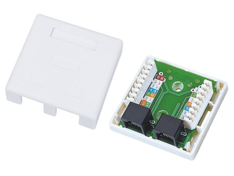 EAN 5901738551121 - Alantec GN002 conector 2xRJ45 Blanco imagen 1