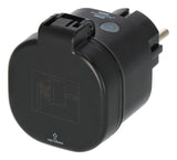 EAN 4007123692965 - Brennenstuhl 1294860100 enchufe inteligente 3680 W Hogar Negro, Gris imagen 1