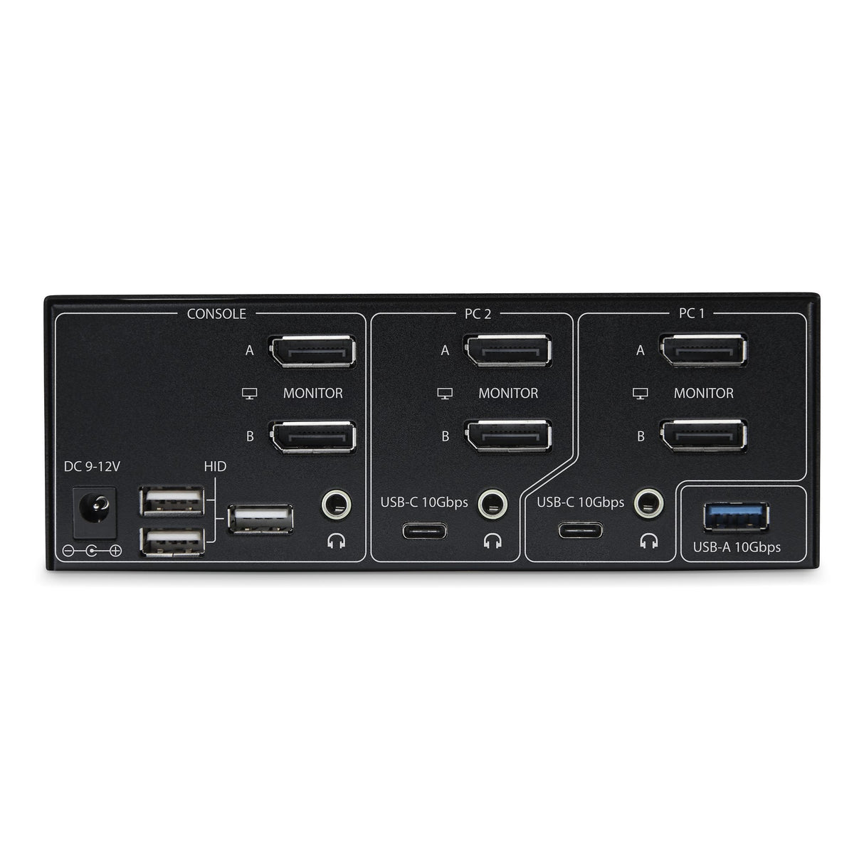 Startech.Com 2-Port Dual-Monitor Displayport Kvm Switch Dp 1.4 8k 60hz 4k 144hz 2x Usb 3.2 10gbps Ports Kvm Umschalter