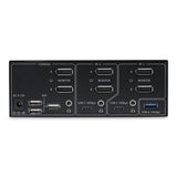Startech.Com 2-Port Dual-Monitor Displayport Kvm Switch Dp 1.4 8k 60hz 4k 144hz 2x Usb 3.2 10gbps Ports Kvm Umschalter