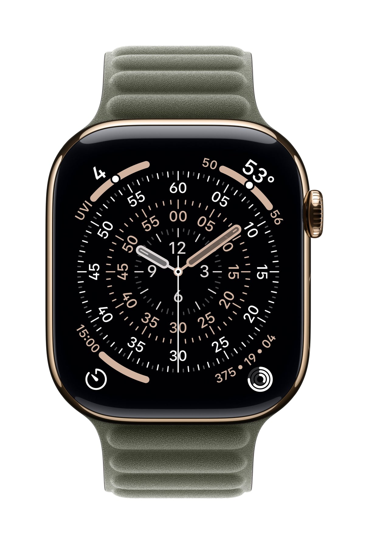 Apple Correa De Reloj Para Reloj Inteligente 46mm Talla S/M Gris Salvia Para Watch Hermès Series 9 Se 3 Series 10 Series 11 Series 8 Series 9 Ultra 2 Ultra 3