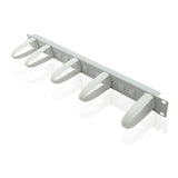 Value 48,26cm 19zoll-Frontplatte 1he Mit 5 Cablesen Grau