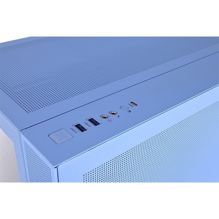 Caja Pc Thermaltake View 380 Tg Argb,  Azul Claro, Vidrio Templado X 2 Ca-1z2-00mfwn-00