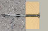 Fischer Sx Plus 6x50 K 10, 567856, Pasador Gris Claro