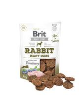 Brit Jerky Rabbit Meaty Coins Conejo  Golosina Para Perros 80 G