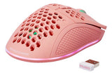 Deltaco Pm80 Gaming Maus Wireless Ultraleicht Rgb Pink