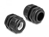 Delock Ex Prensaestopas M25 Negro 2 Piezas