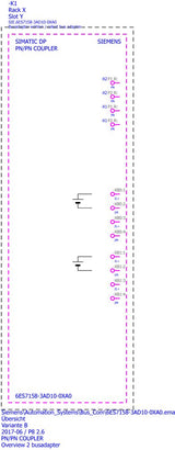 Siem 6es7158-3ad10-0xa0 Simatic Pn Pn Coupler