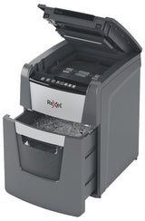Destructora Automática Rexel Autofeed + 100x, P-4, Corta Confeti (4x28mm), 100 Hojas, Papelera De 34 Litros