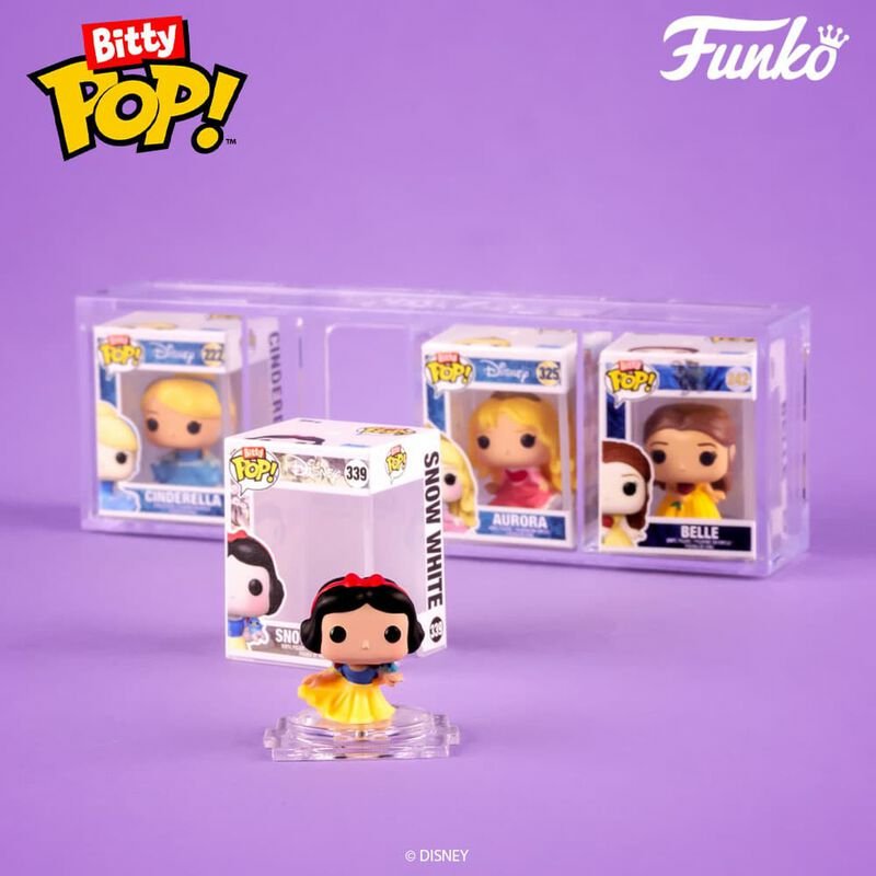 Blister 4 Figuras Bitty Pop Disney Princesas Cenicienta