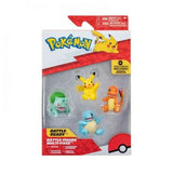 Pack 4 Figuras Pokemon Iniciales De Kanto
