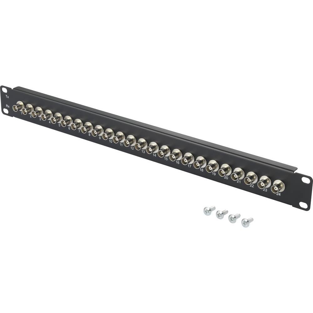 Renkforce Rf-4541184 - Bnc - Negro - Montaje En Rack - 1u - 482.6 Mm - 44.5