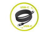 Mobile Origin Magnetic Cable Usb-C To Usb-C Black 1m