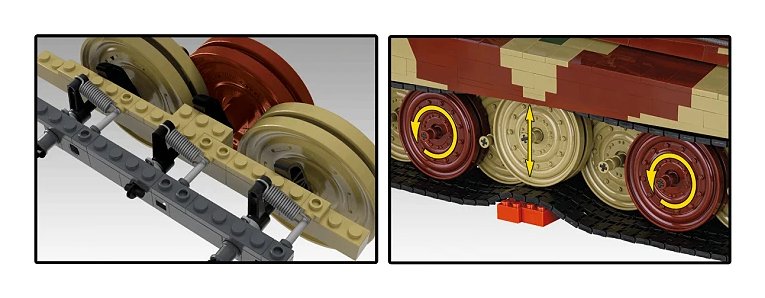 Cobi Tiger Ii King Tiger, Juguete De Construcción Escala 1:12 Cobi-2808