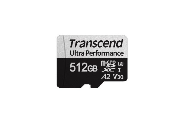 Sd Microsd Card 512gb Transcend Sdxc Usd340s W Adaptador