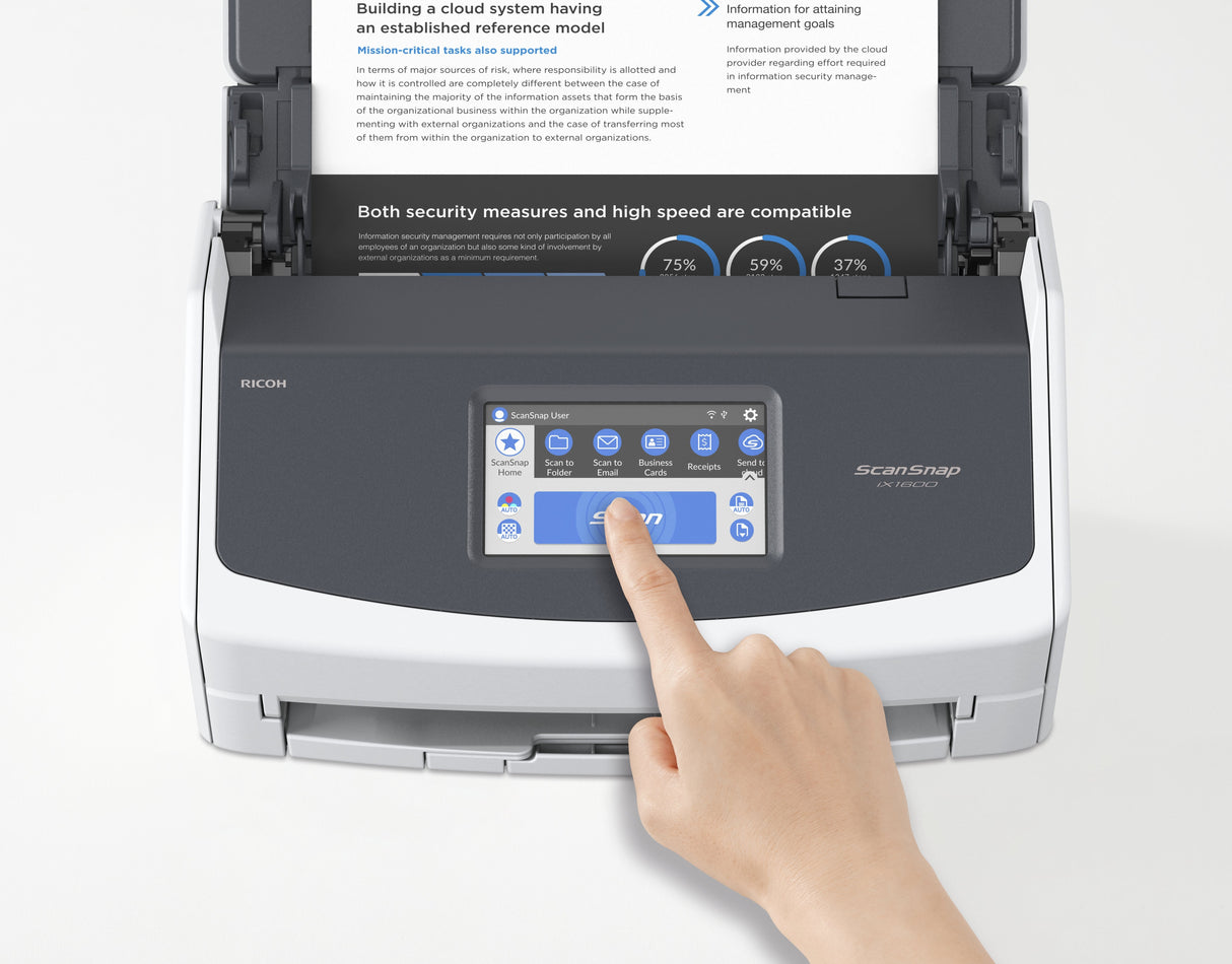 EAN 4939761311758 - Ricoh ScanSnap iX1600 Alimentador automático de documentos (ADF) + escáner de alimentación manual 600 x 6 imagen 3