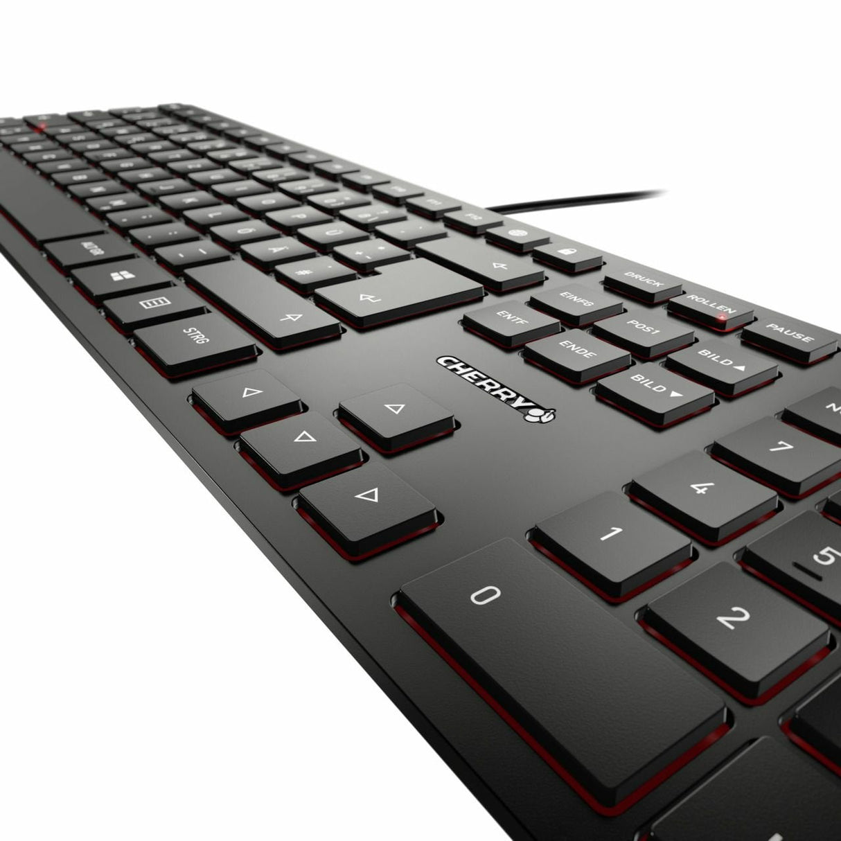 Teclado Español Cherry Kc 6000 Slim Usb Negro