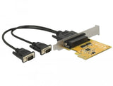 Delock Pci Express Card - 2 X Serial Rs-232 High Speed 921k Esd Protection