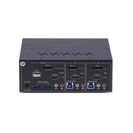 EAN 0065030909129 - StarTech.com P2ADDH462-KVM-SWITCH interruptor KVM Negro imagen 4