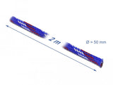 Geflechtschlauch Dehnbar 2 M X 50 Mm Blau-Rot-Weiss